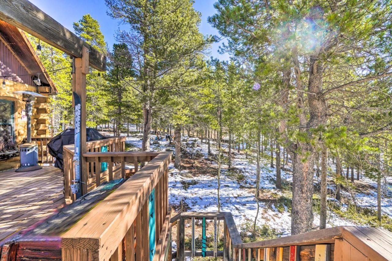 Secluded Black Hawk Log Cabin With Fire Pit! Exterior foto